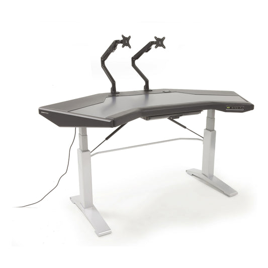 Argosy Halo G E Plus (Height Adj Halo G, Accessory Tray, 2) D8 Monitor Arms)