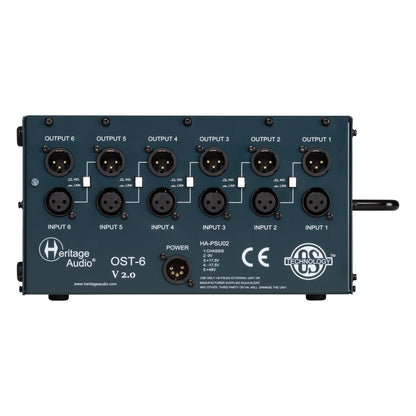 Heritage Audio OST-6 V2.0 - 6 Slot 500 Series Rack