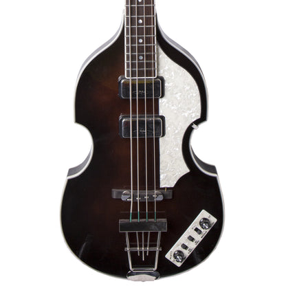 Hofner HCT-500/1 Beatle Bass in Dark Brown Sunburst w/ Case (HCT500/1-DBR-O)