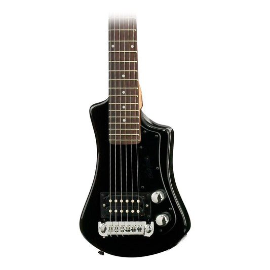 Hofner HCT-SH-BK-O Shorty Travel Guitar - Black Finish