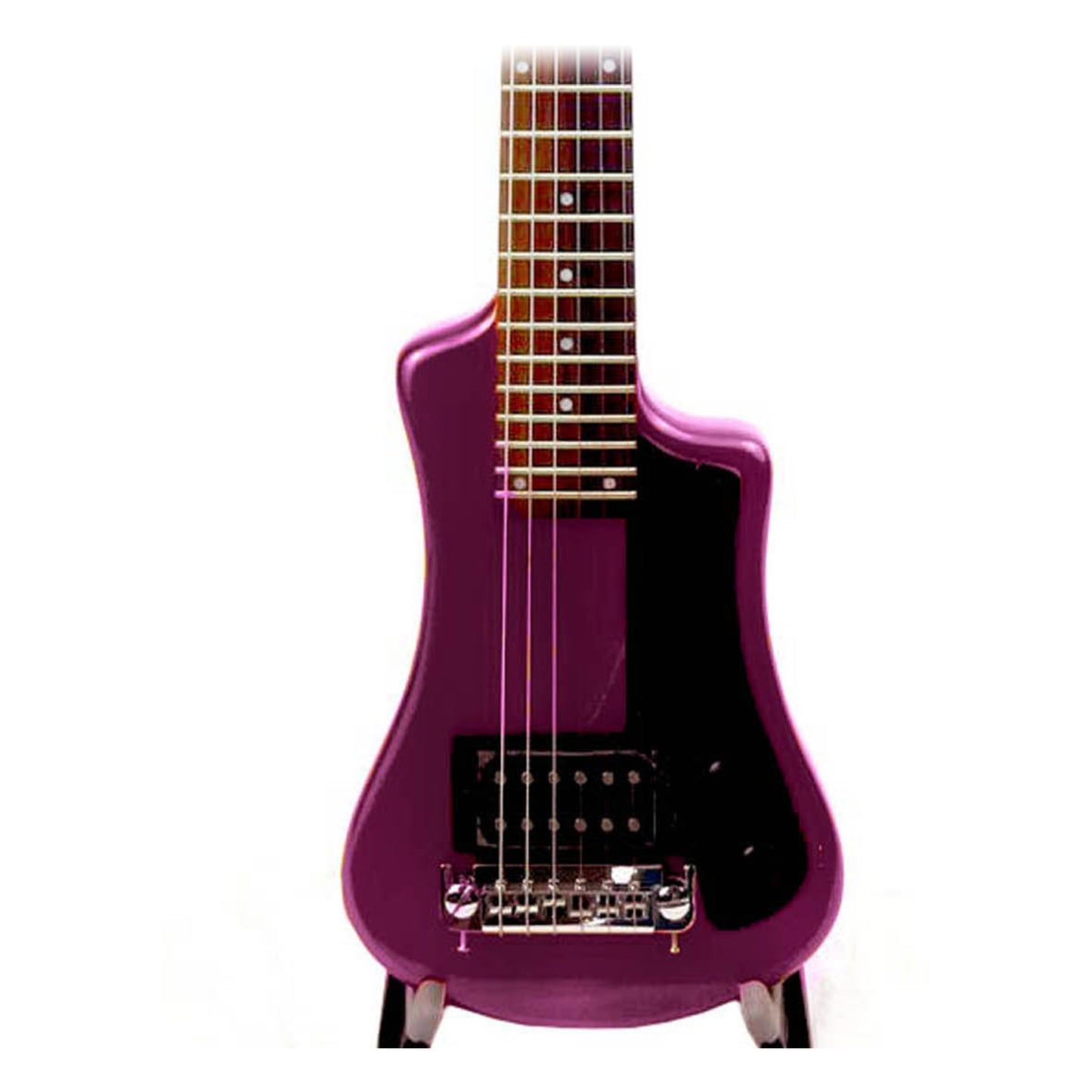 Hofner Shorty Travel Guitar - Purple w/ Gig Bag HCT-SH-PU-O