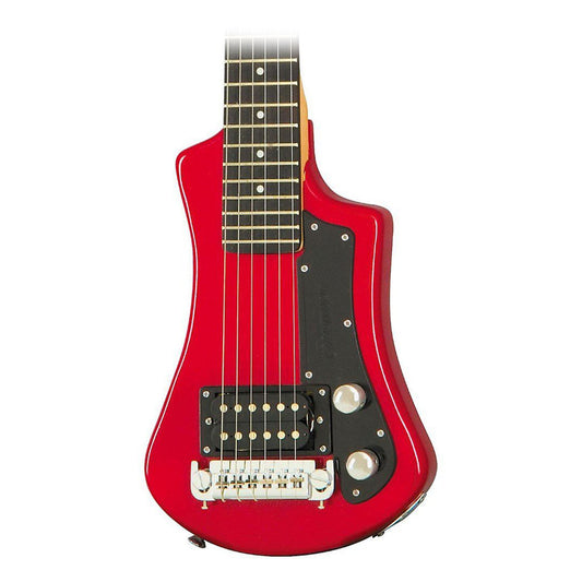 Hofner Shorty Electric Travel Guitar Red (HCT-SH-R-O)