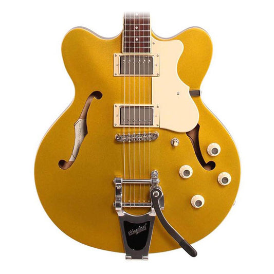 Hofner Contemporary Bigsby Electric Guitar with Case (HCT-VTH-GTB-O)