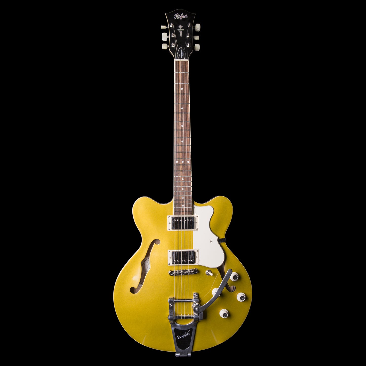 Hofner Contemporary Bigsby Electric Guitar with Case (HCT-VTH-GTB-O)