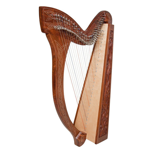Roosebeck 29-String Mintrel Harp w/Chelby Levers - 5 Panel