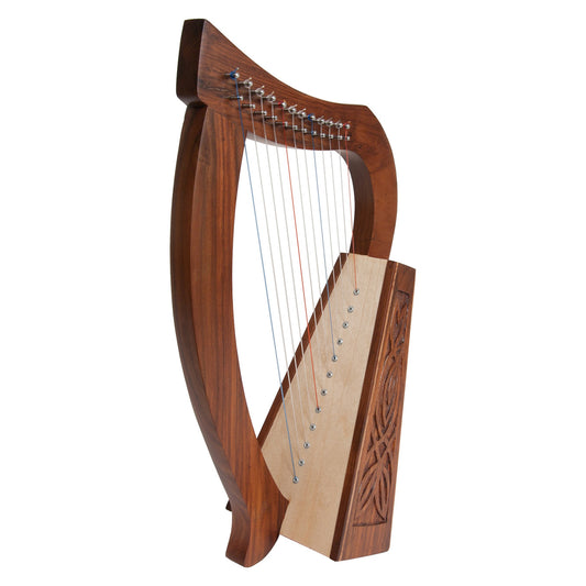 Mid East Roosebeck Baby Harp 12-String Knotwork