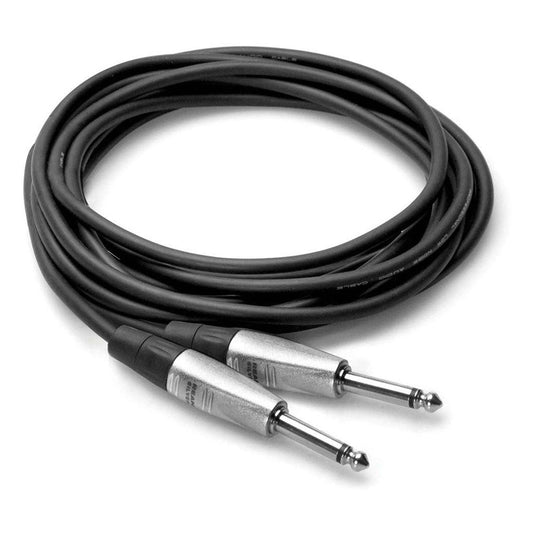 Hosa HPP-003 Pro Unbalanced Interconnect, REAN 1/4"" In TS to Same, 3ft