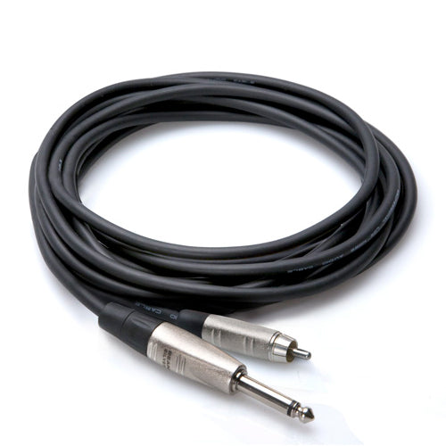 Hosa HPR-020 Pro Cable 1/4"" TS to RCA 20ft