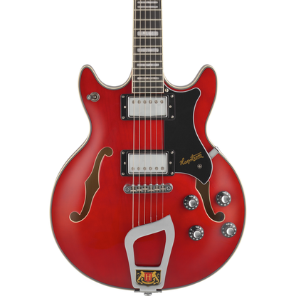 Hagstrom Alvar Semi-Hollow Electric Guitar - Wild Cherry Transparent