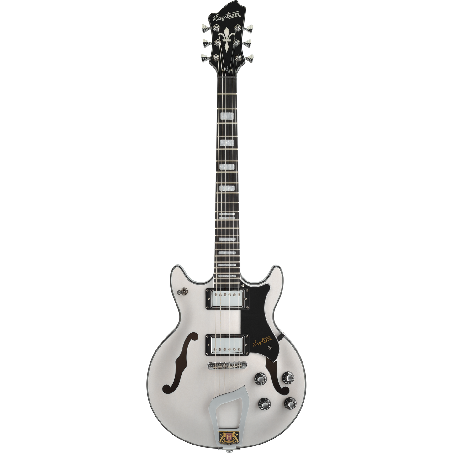 Hagstrom Alvar Semi-Hollow Electric Guitar - Swedish Frost Gloss