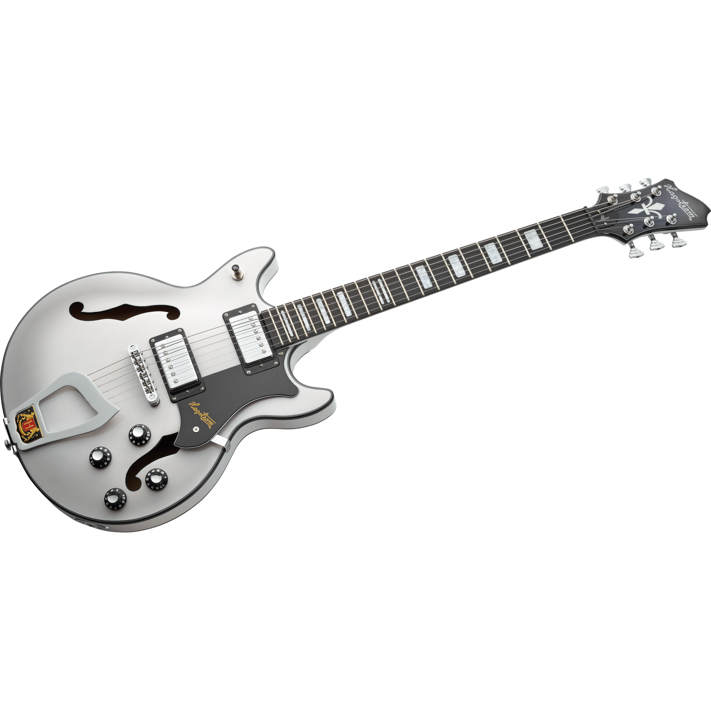 Hagstrom Alvar Semi-Hollow Electric Guitar - Swedish Frost Gloss