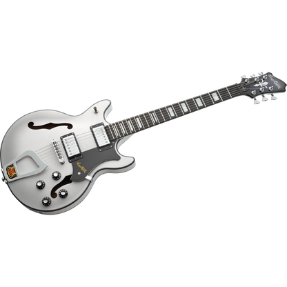 Hagstrom Alvar Semi-Hollow Electric Guitar - Swedish Frost Gloss