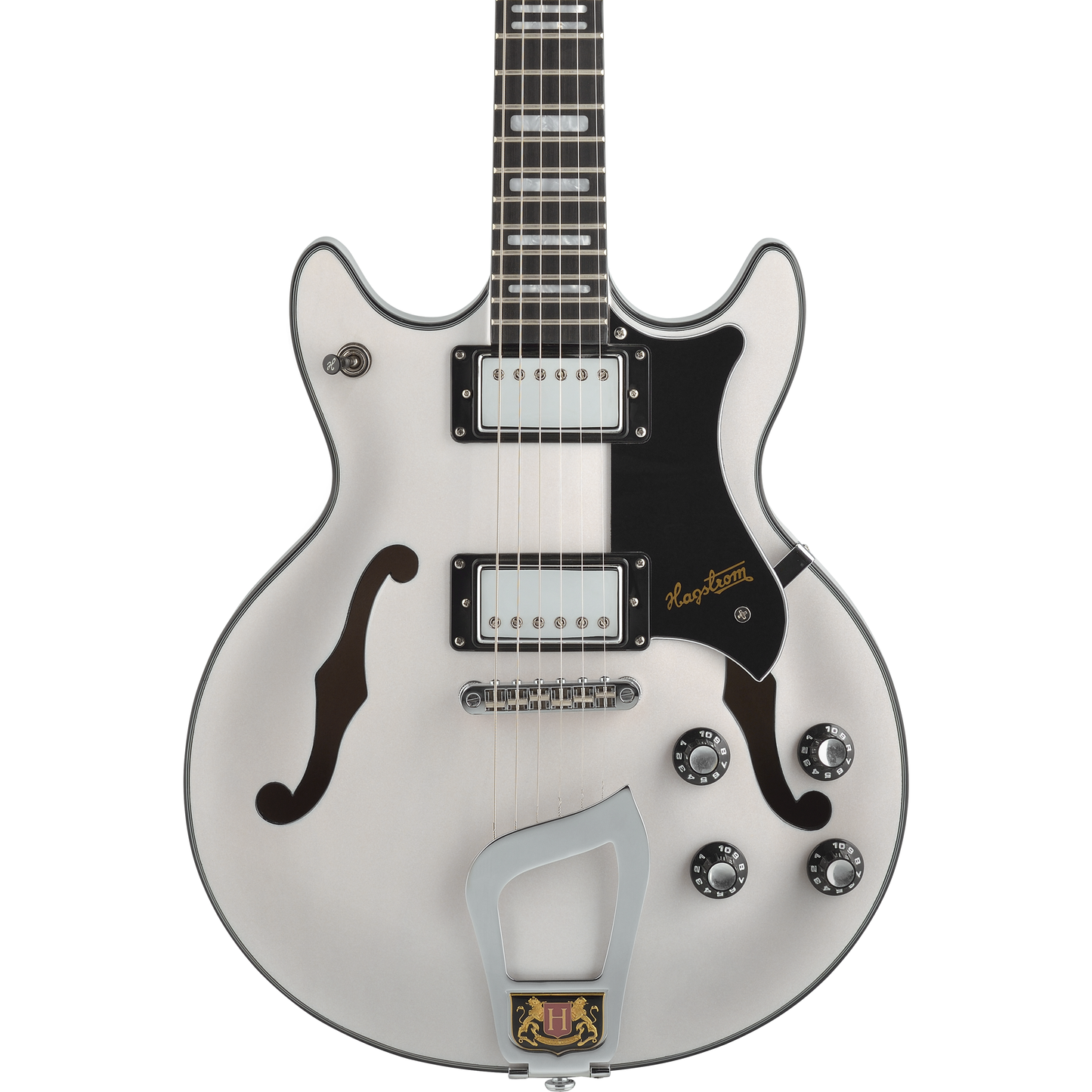 Hagstrom Alvar Semi-Hollow Electric Guitar - Swedish Frost Gloss