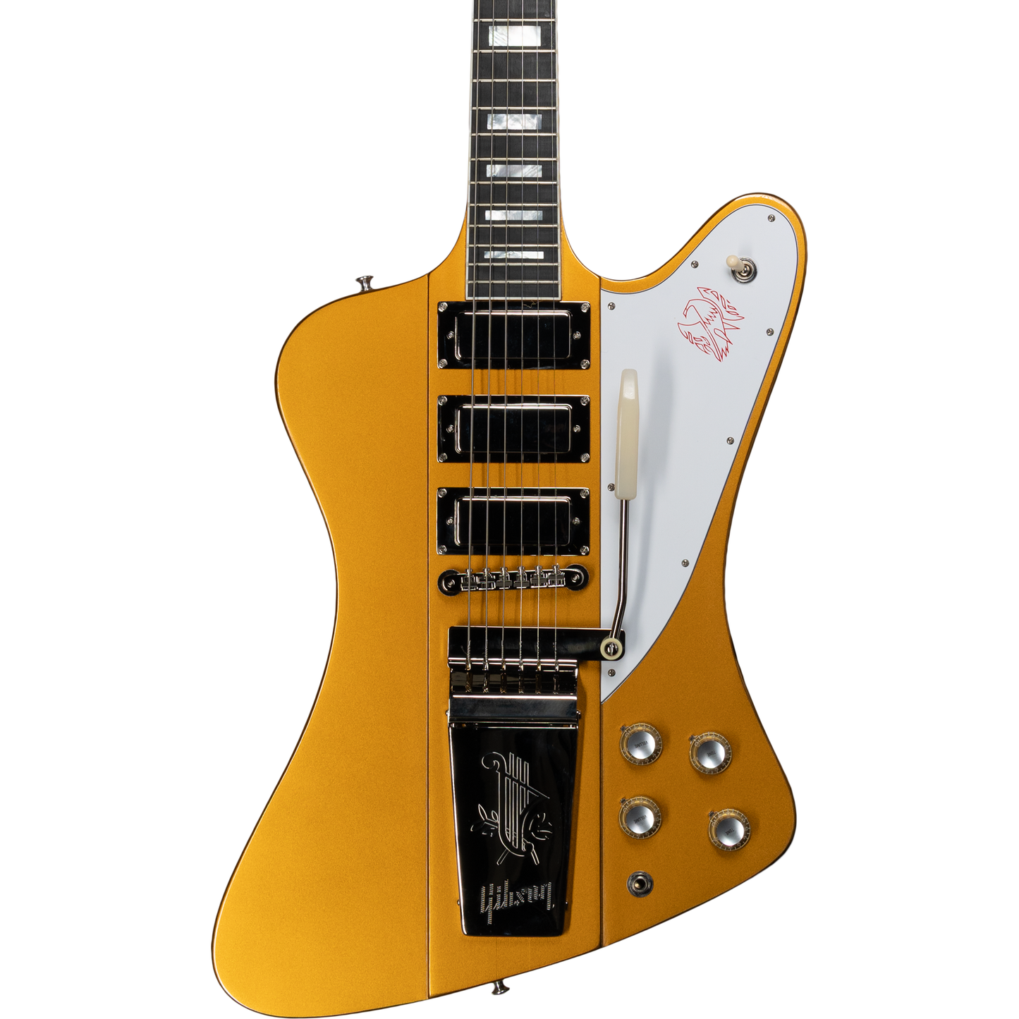 Gibson Custom Limited Edition 1963 Firebird VII Reissue Gloss Electric Guitar - Double Gold