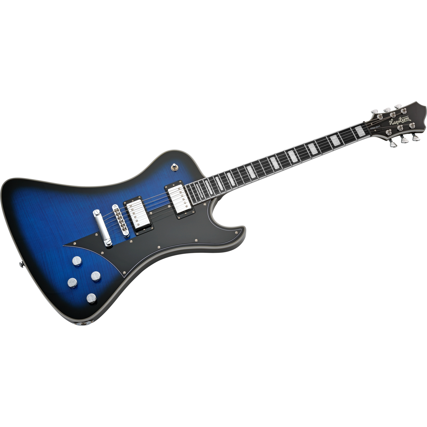 Hagstrom Fantomen Special Flame Maple Top Electric Guitar - Worn Denim