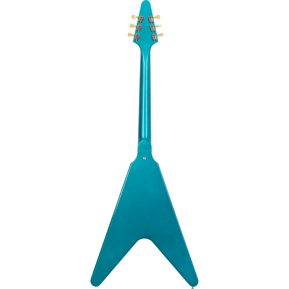 Gibson Custom 1969 Flying V Reissue Gloss Electric Guitar - Aqua Mist
