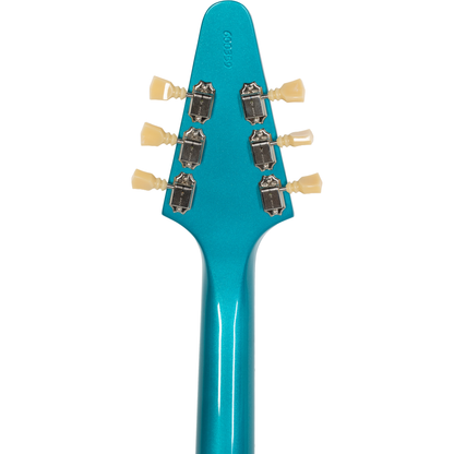 Gibson Custom 1969 Flying V Reissue Gloss Electric Guitar - Aqua Mist