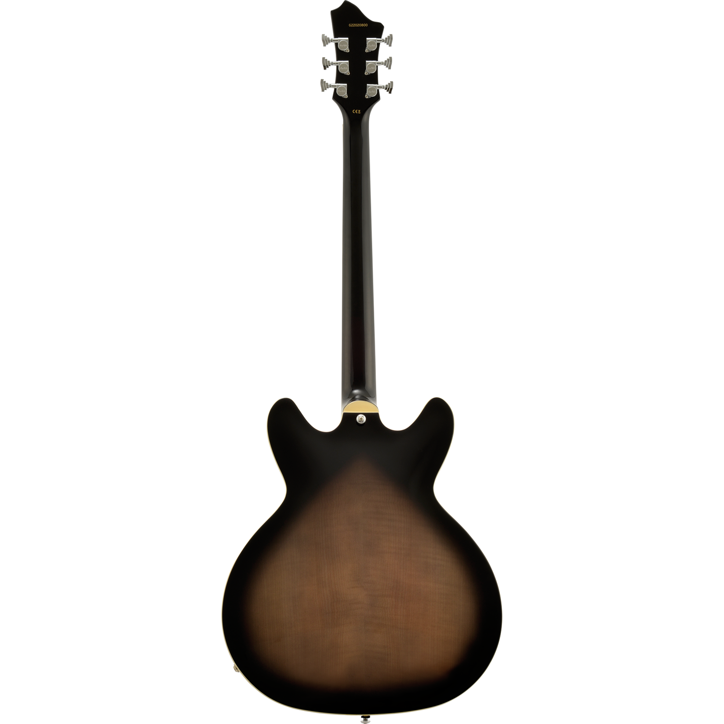 Hagstrom Viking Deluxe Baritone Electric Guitar - Cosmic Black Burst
