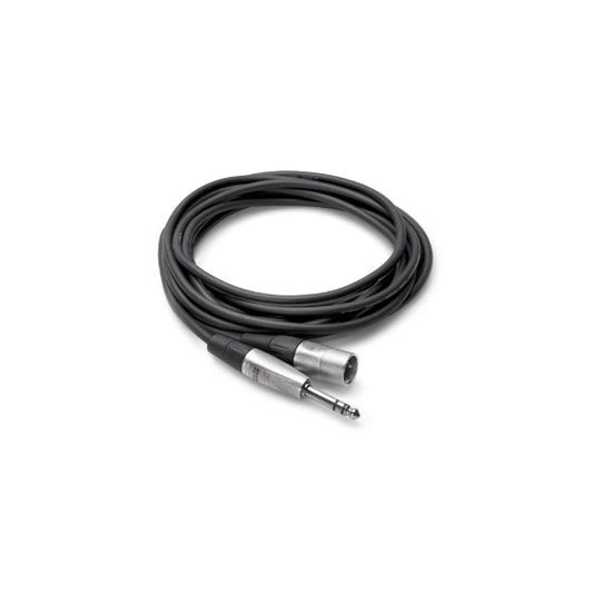 Hosa HSX-001-5 1.5 Feet Rean Pro 1/4"" TRS to XLR Male Cable