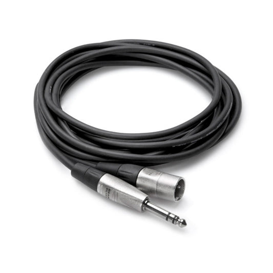 Hosa HSX-030 Pro Balanced Interconnect, REAN 1/4"" In TRS to XLR Male, 30ft