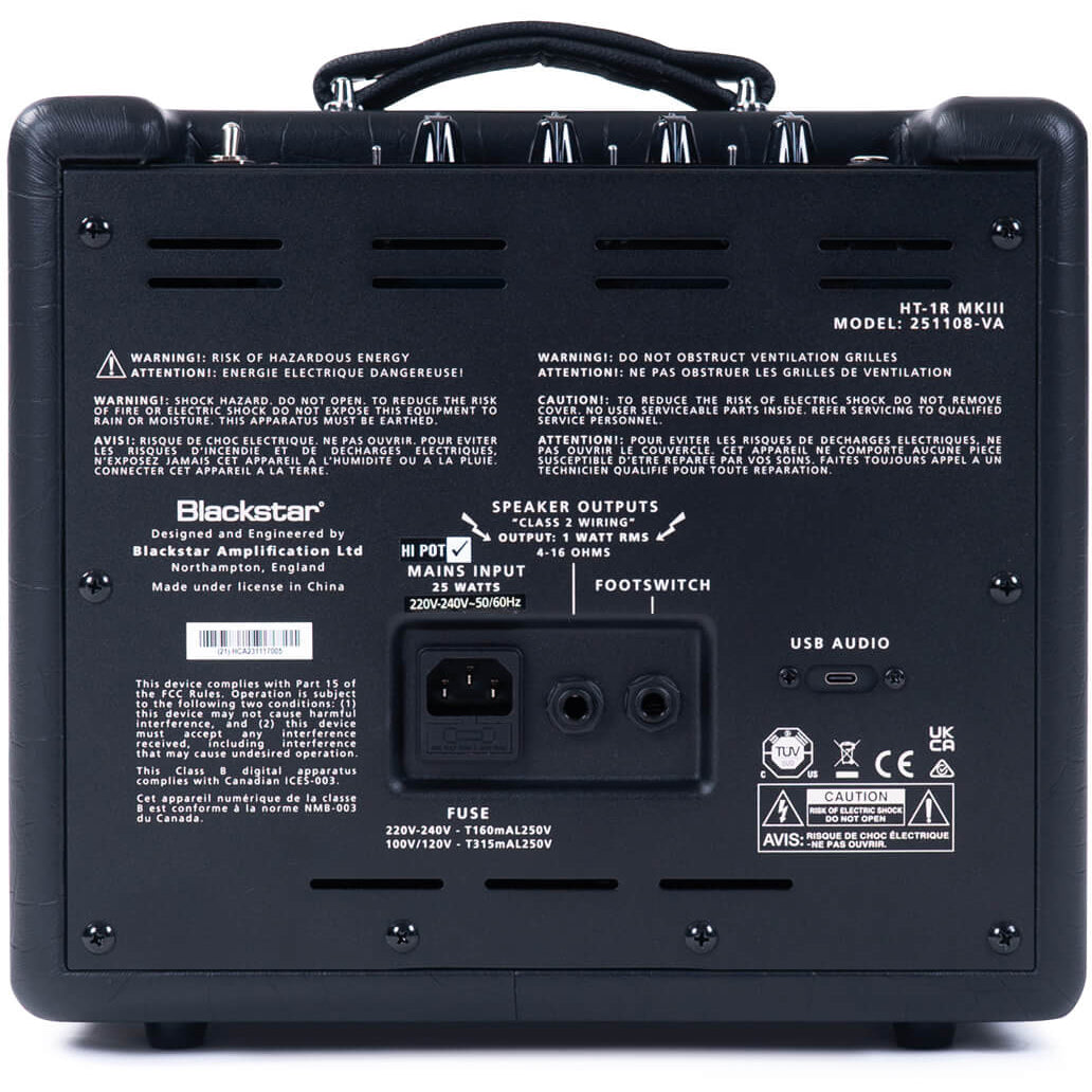 Blackstar HT-1R MK3 1 Watt Tube Amplifier Combo