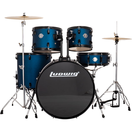 Ludwig Accent Drive AIMM Exclusive 5-Piece Drum Kit - Blue Stardust