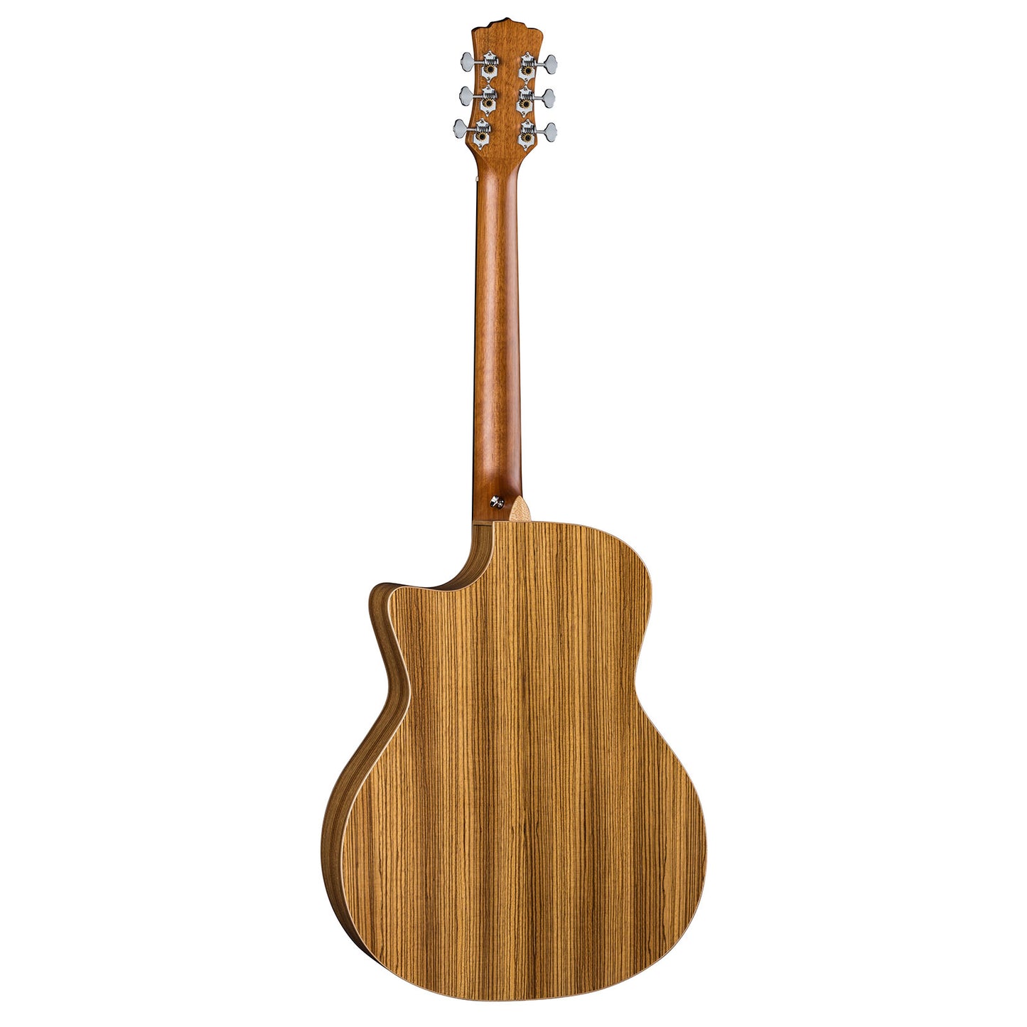 Luna Guitars HTZBRGCE Zebrawood Acoustic Electric Cutaway