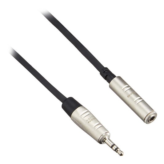 Hosa HXMM-025 REAN 3.5mm TRS to 3.5mm TRS Headphone Extension Cable, 25 Feet