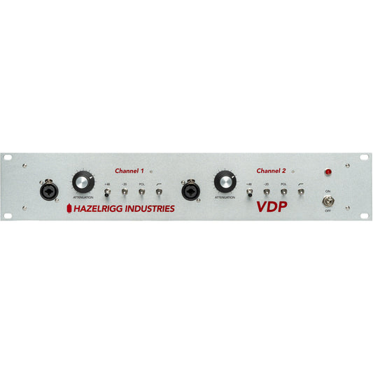 Hazelrigg Industries VDP Dual Channel Vacuum Tube Preamp and DI