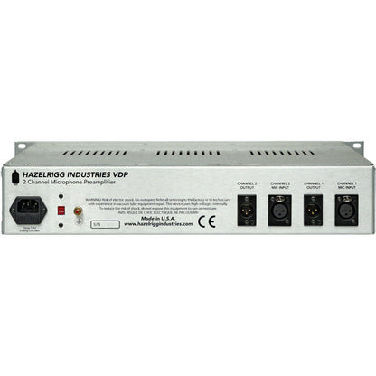 Hazelrigg Industries VDP Dual Channel Vacuum Tube Preamp and DI