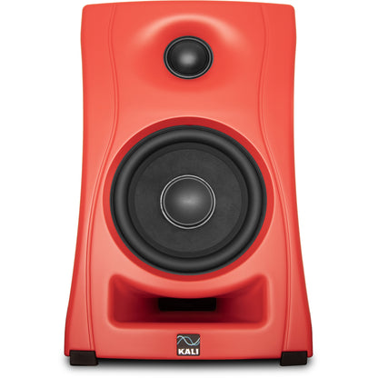 KALI AUDIO LP-UNF-R 4” Ultra Nearfield Powered Monitor System w/Bluetooth - Boundary Compensation EQ Settings - for Mixing, Recording, Audio Production - USB-C, TRS, RCA Inputs Red (Pair)