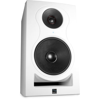 KALI AUDIO IN-8W V2 8" Powered 3-way Studio Monitor - 140W Speaker System - Boundary Compensation EQ Settings - For Mixing, Recording, Audio Production - XLR, TRS, RCA Inputs - Single, White