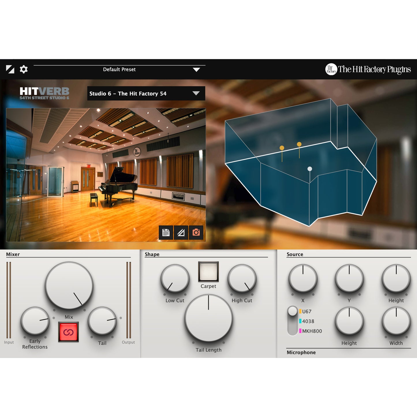 Hit Factory Plugins Hitverb - Studio 6 Plugin