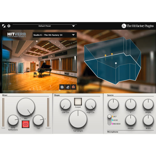 Hit Factory Plugins Hitverb - Studio 6 Plugin