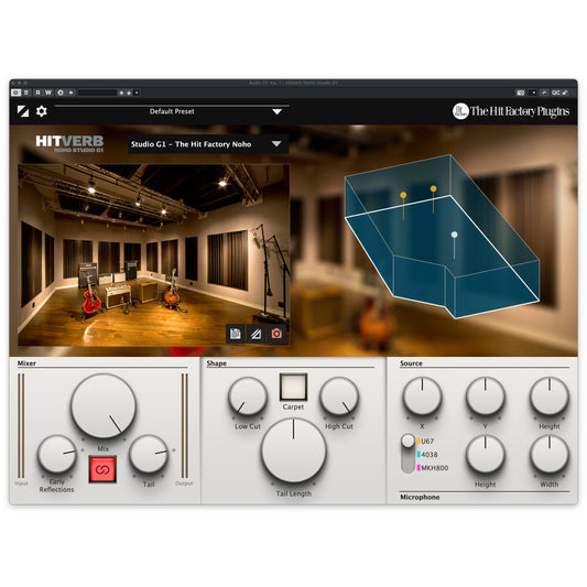 Hit factory Hitverb Noho Studio G1 Plugin Hitverb