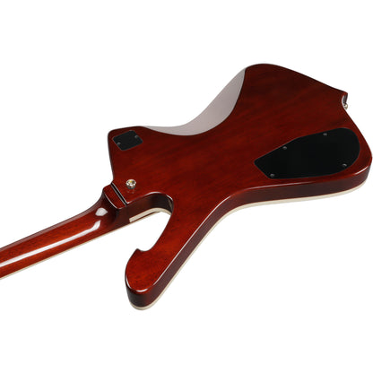 Ibanez IC420FM Iceman 6-String Electric Guitar - Transparent Blue Gradation