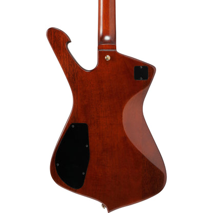 Ibanez IC420MFM Iceman 6-String Electric Guitar - Caramel Burst Low Gloss