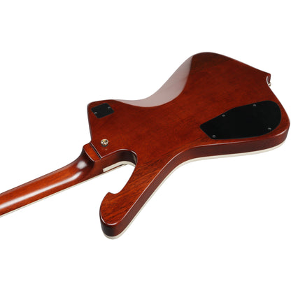 Ibanez IC420MFM Iceman 6-String Electric Guitar - Caramel Burst Low Gloss