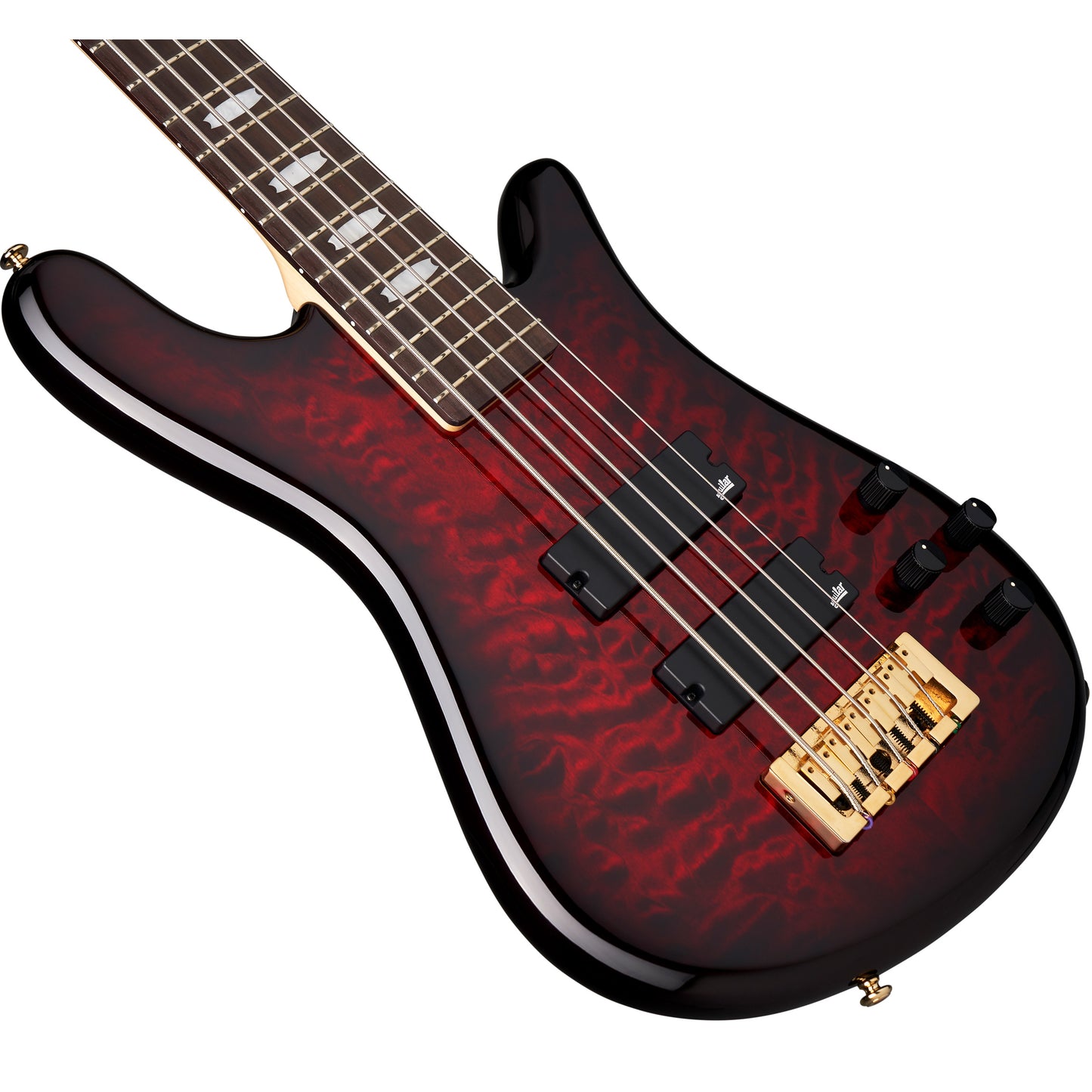 Spector Icon NS-5 Bolt-on Electric Bass - Black Cherry Gloss