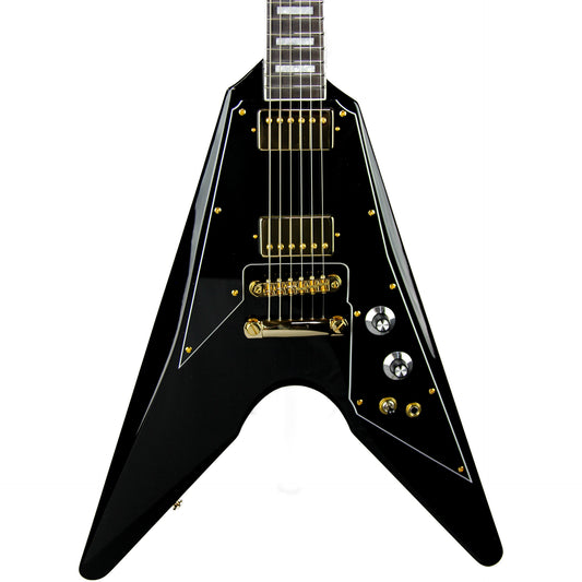 Dunable Asteroid DE Electric Guitar - Gold Hardware, Gloss Black
