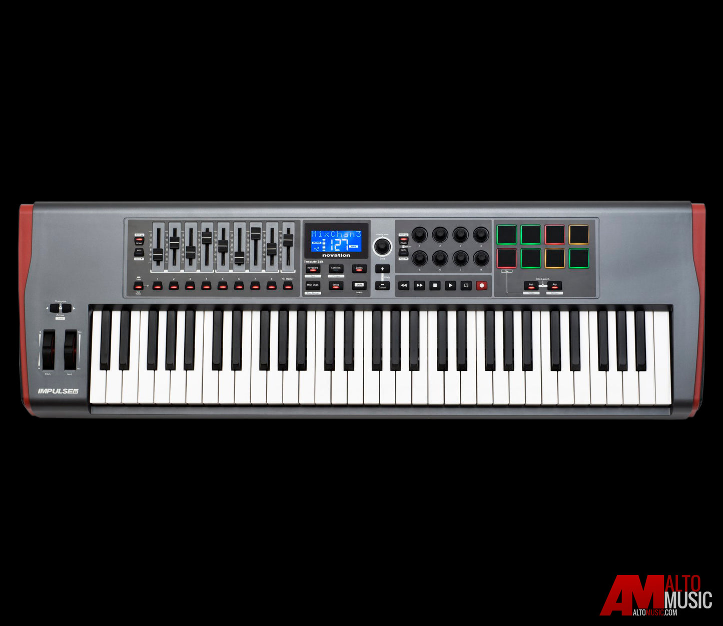 Novation Impulse 61 USB MIDI Keyboard Controller