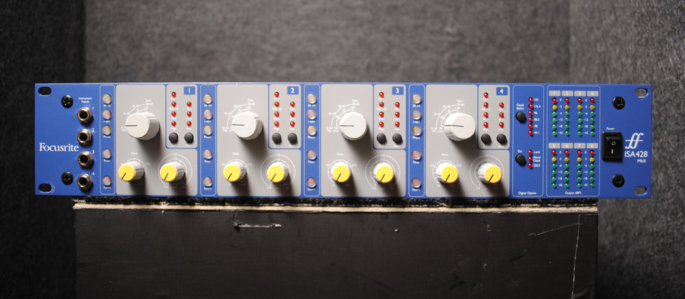 Focusrite ISA428 MK2 4-Channel Microphone Preamp (Factory Repack) (ISA428MK2)