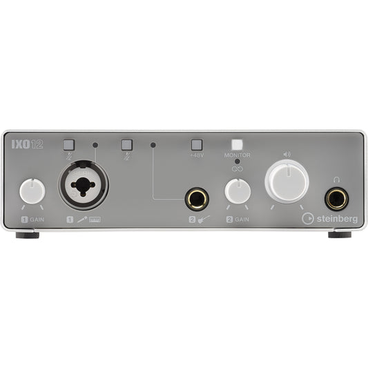 Steinberg IXO12 2 x 2 USB 2.0 Audio Interface with One Mic Preamp - White