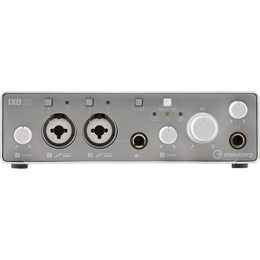 Steinberg IXO22 2 x 2 USB 2.0 Audio Interface with Two Mic Preamps - White