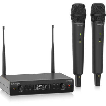 Behringer XTM1-35 DUAL VOCAL SET - UHF Wireless System with 2 Handheld Microphones