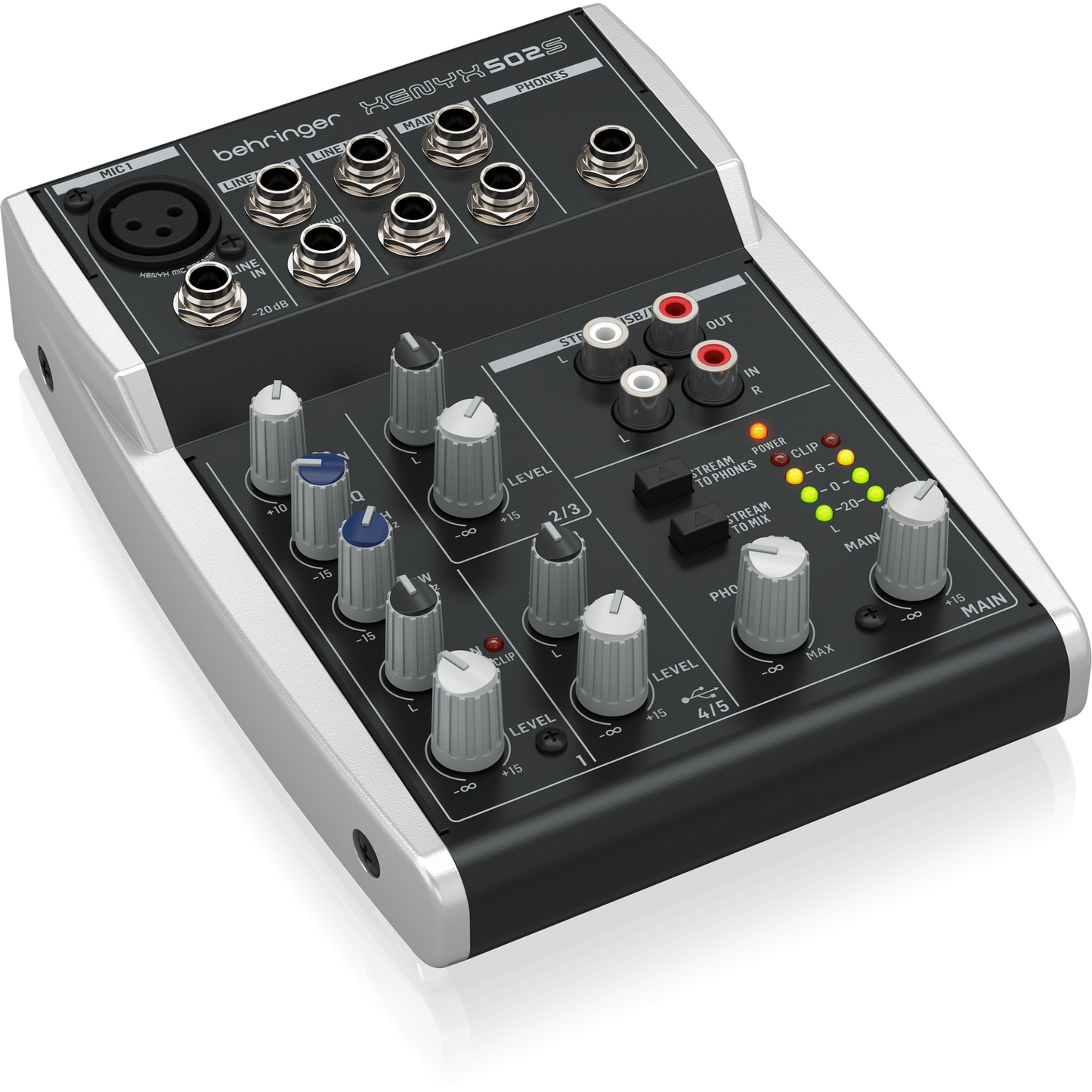 Behringer Xenyx 502S 5-Channel Analog Streaming Mixer