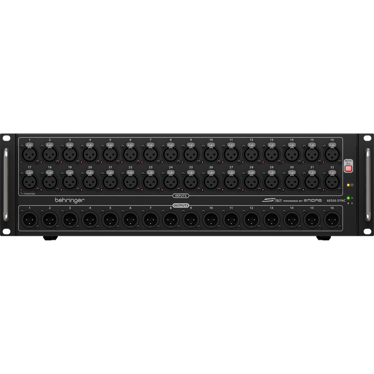 動画ありBehringerストラト調整済み 音良いです Behringer S32 I/O Box w/ 32 Remote Controllable MIDAS Preamps 16