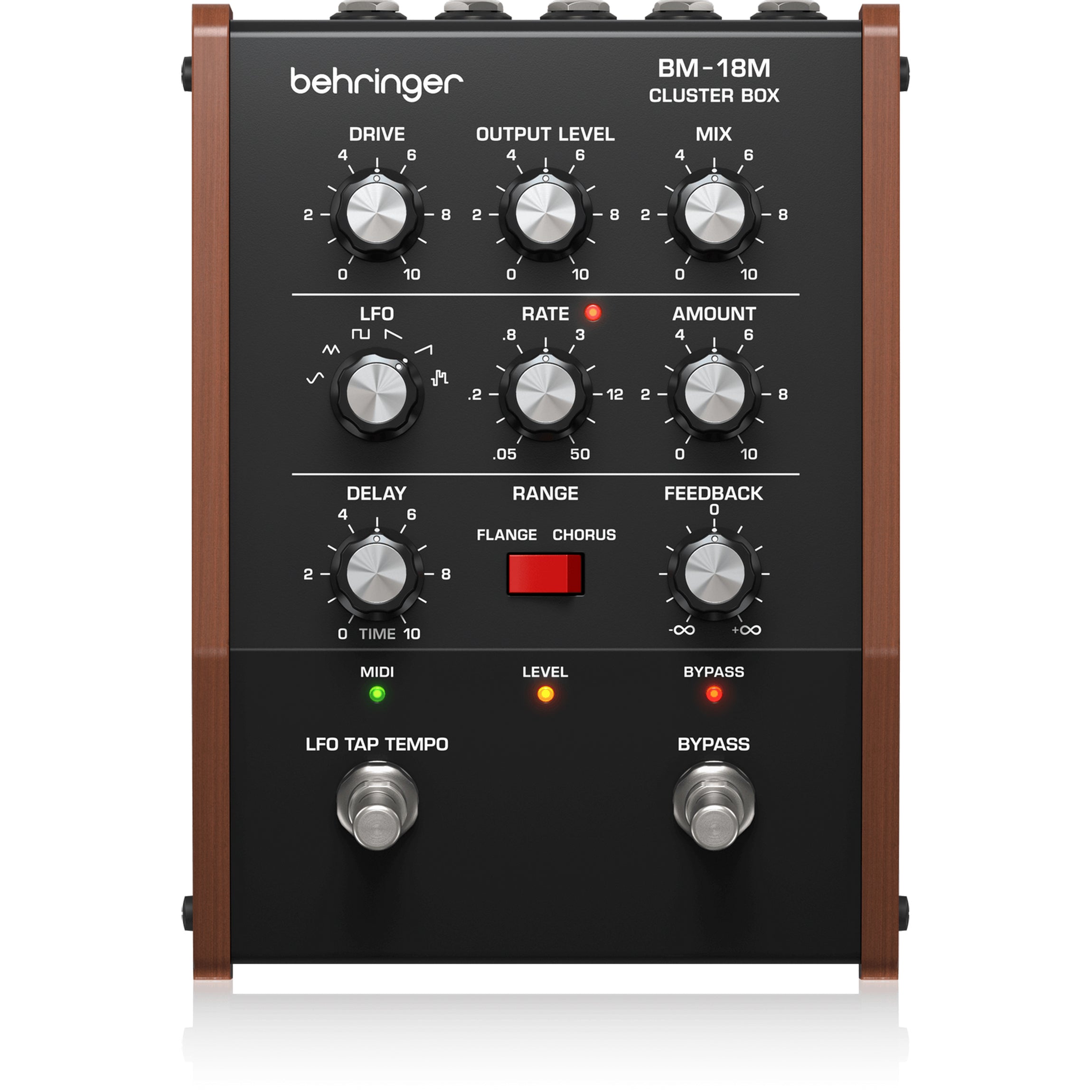 Behringer BM-18M CLUSTER BOX Vintage Analog Cluster Flux Pedal