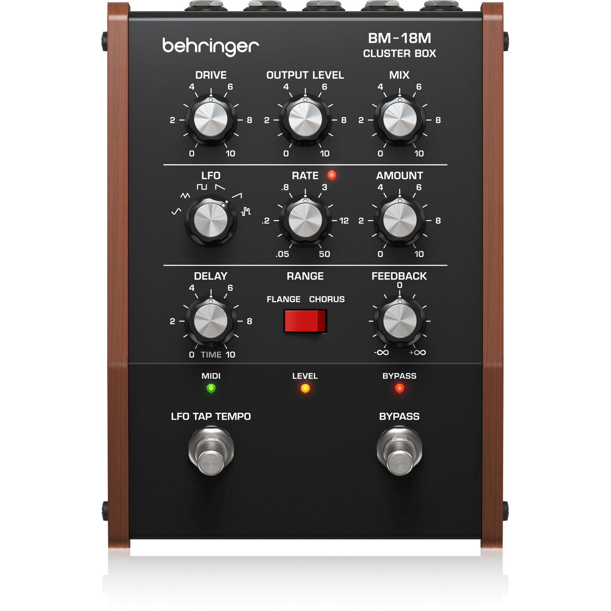 Behringer BM-18M CLUSTER BOX Vintage Analog Cluster Flux Pedal