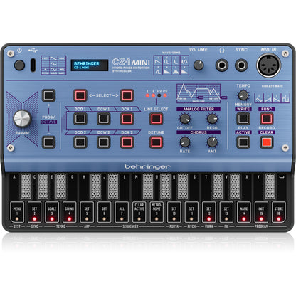 Behringer CZ-1 Mini Portable 3-Voice Hybrid Phase Distortion Synthesizer